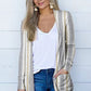 Printed Long Sleeve Cardigan