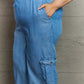 GeeGee Out Of Site Full Size Denim Cargo Pants